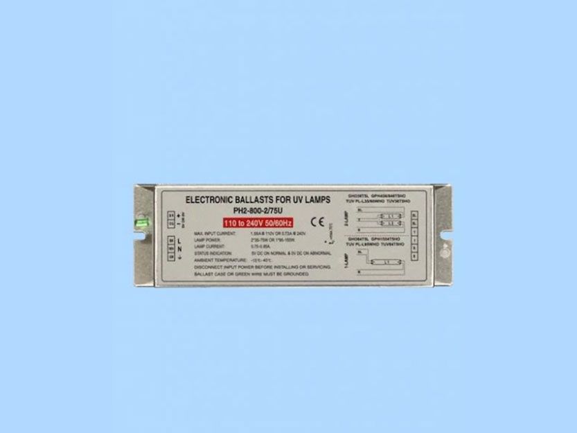 Ballast f/ 1 or 2 UV lamps