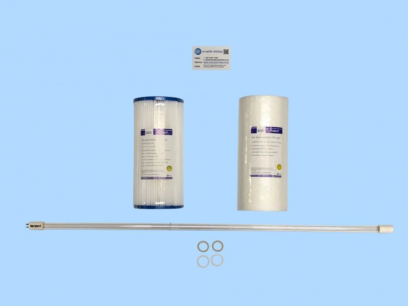 Parts for a 2 filter UV system service